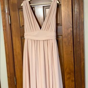 Lulu’s Blush Maxi Dress